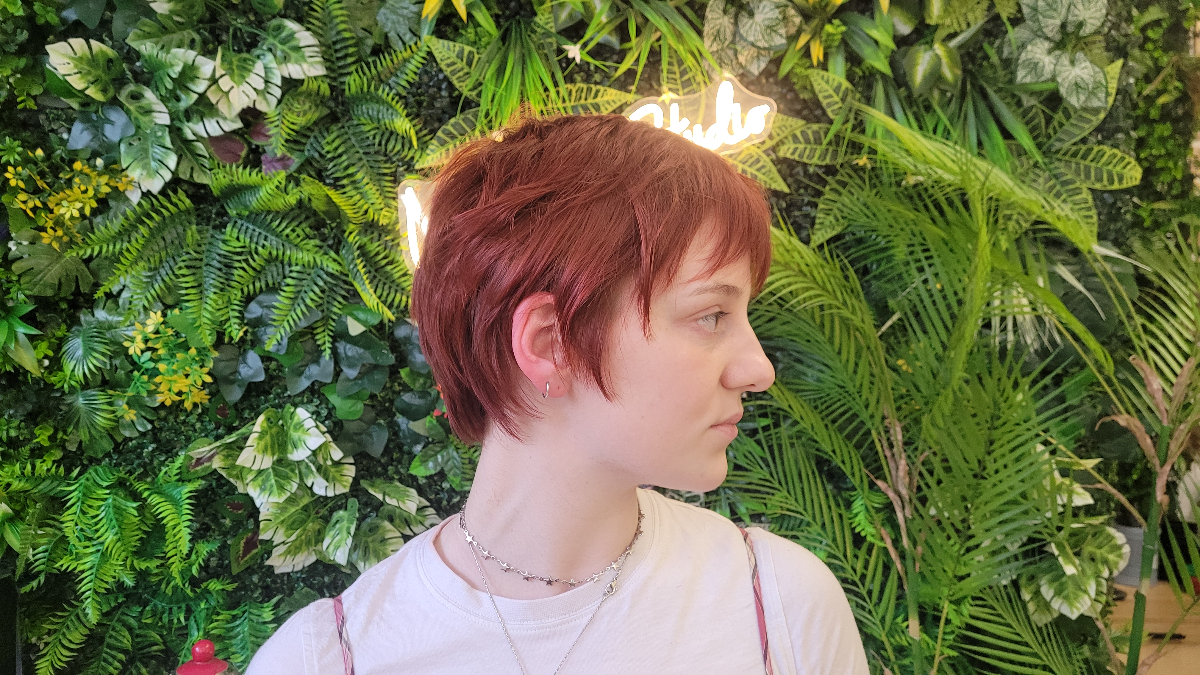 Textured copper pixie cut at The Loft Hair Studio