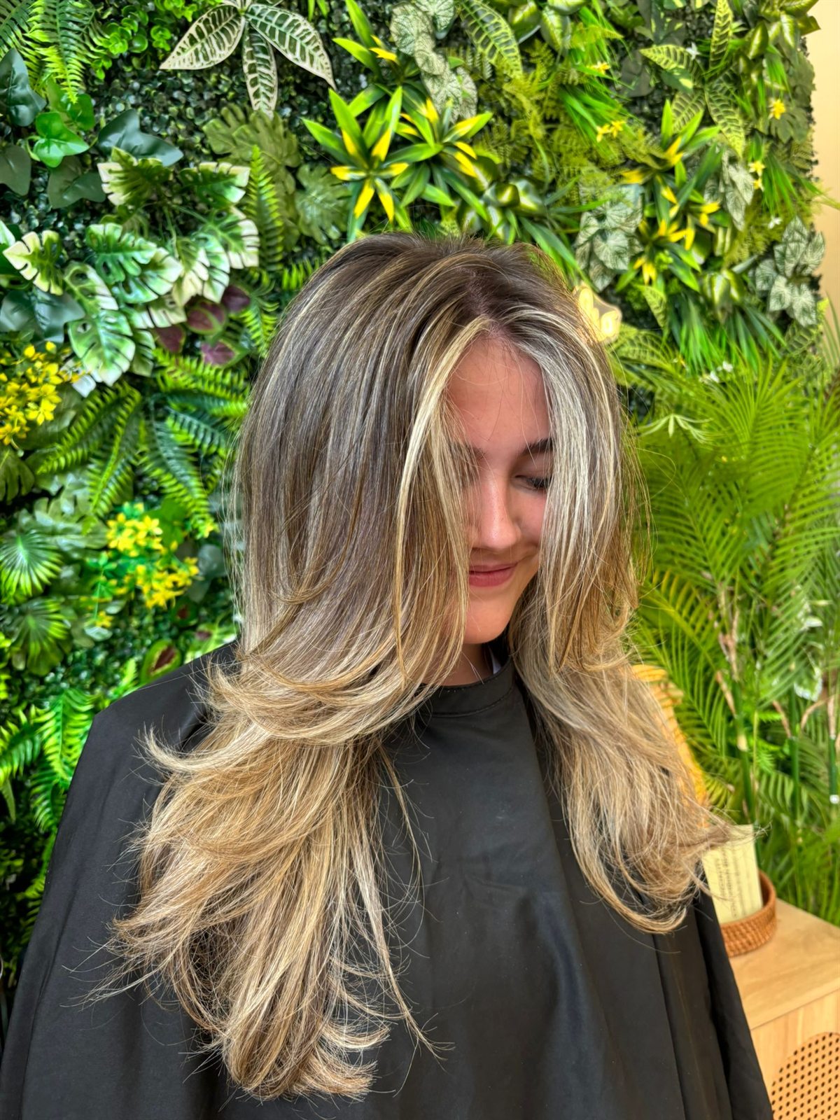 Soft blonde balayage at The Loft Hair Studio